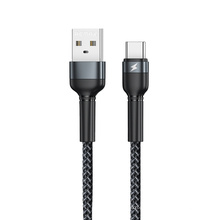 Remax Join Us cheap price 2.4A fast charge phone braided Type-C usb data cable for mobilephone